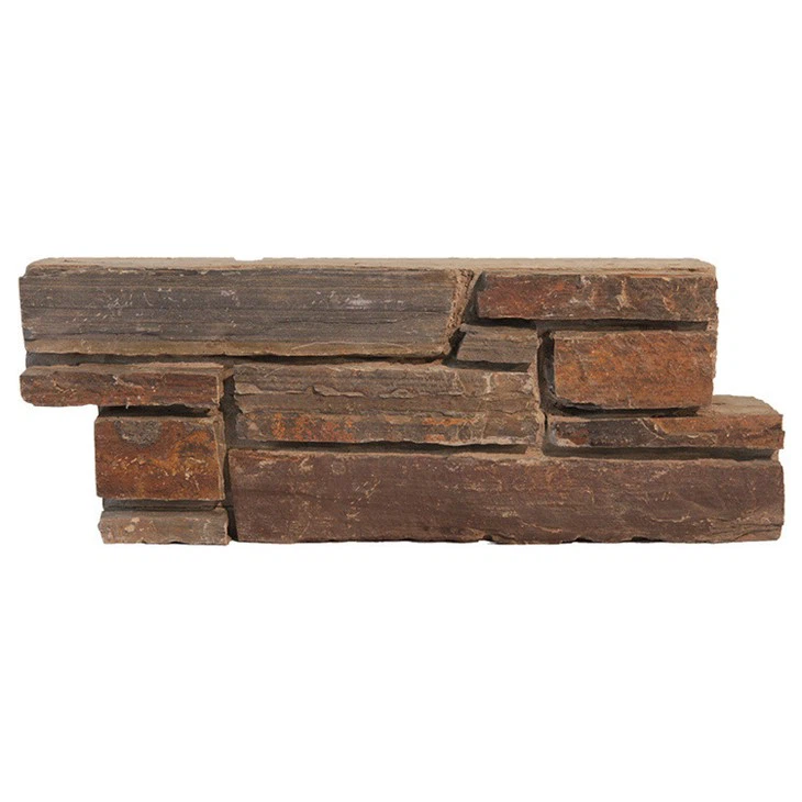 Rustic 8cm ntawm ntuj Schist cib