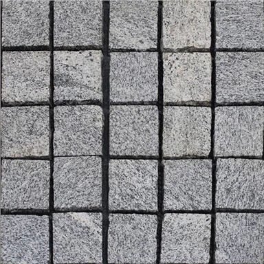 Txoj Kev Paving Cobblestone Granite Grey